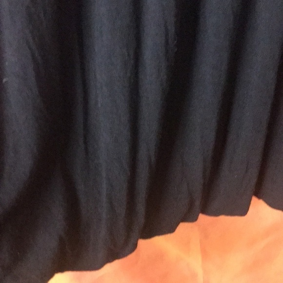 Alfani Women’s Tunic Black Jeweled Neckline Drapes at Sleeve and Hem Size L EUC - Picture 5 of 11